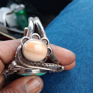 Antique Vintage Rare Native turquoise cuff bangle